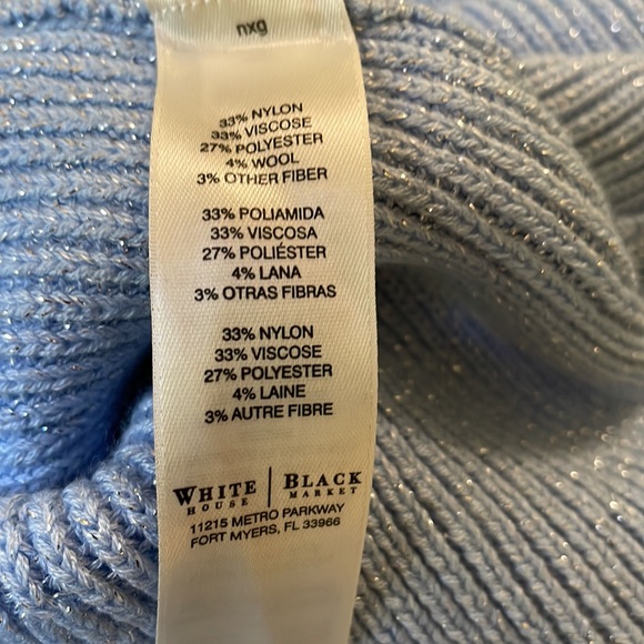 WHBM XS off the shoulder sweater - Picture 6 of 7